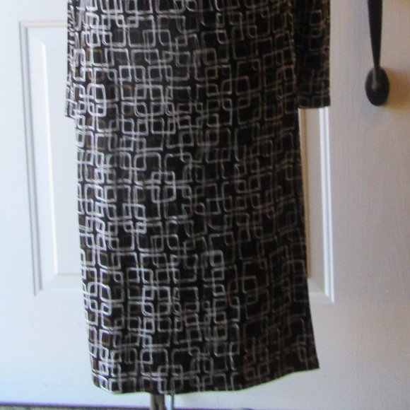 NWT Talbots Long Sleeve Midi Faux Wrap Dress Size 10 - Picture 3 of 12
